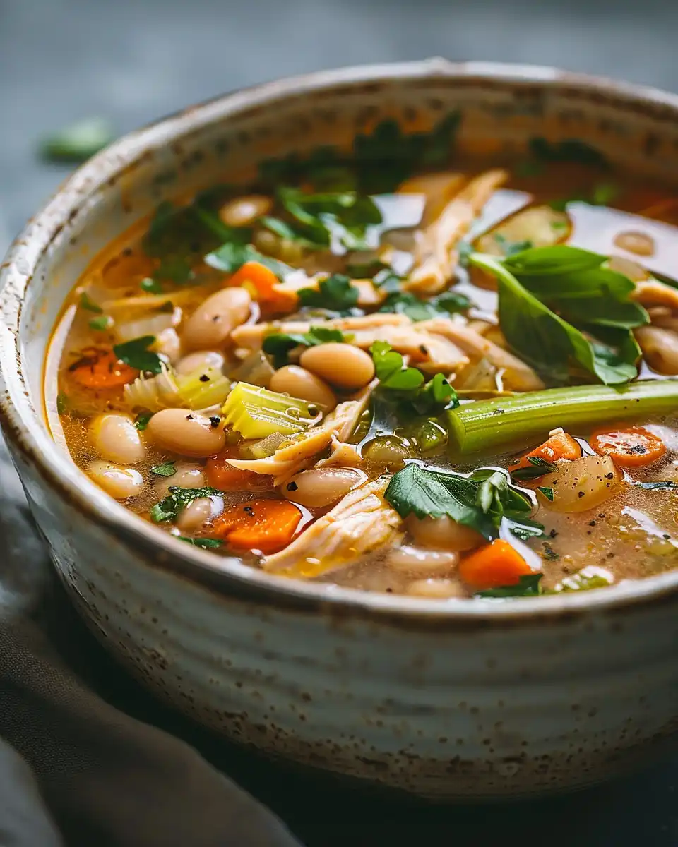 chicken white bean soup