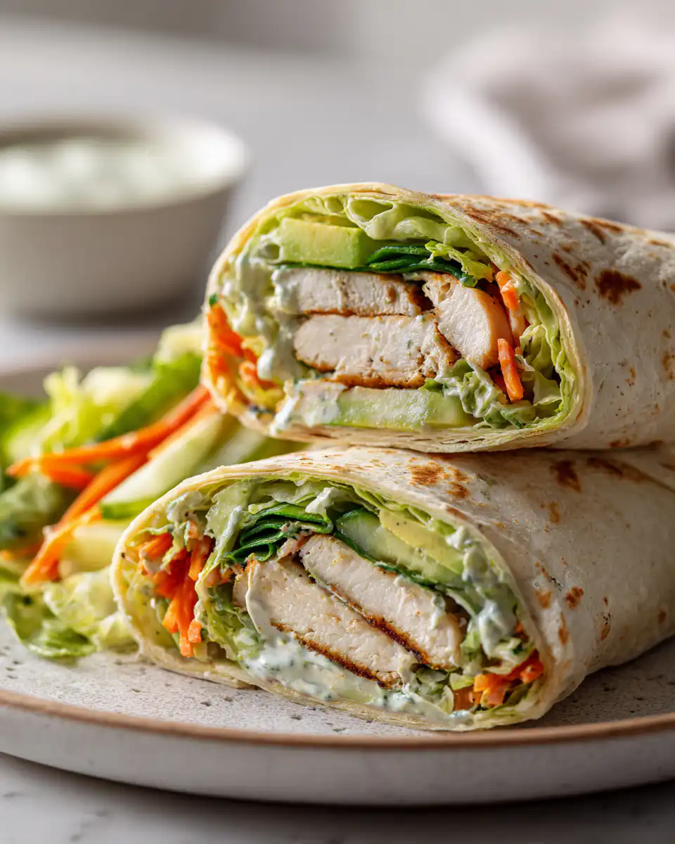 healthy chicken wrap recipe