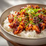 Sticky Korean Chicken Rice Bowls (Viral Dinner)