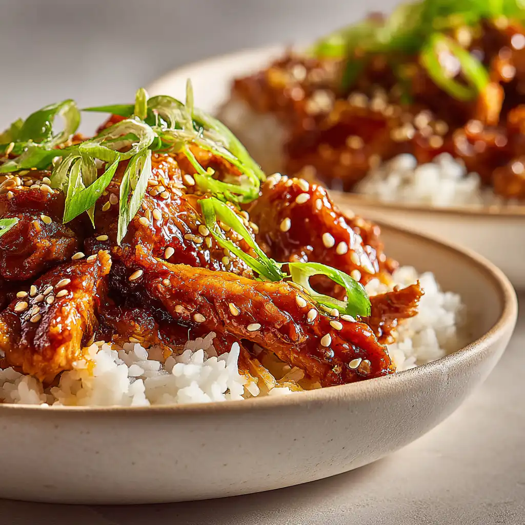 Better Than Takeout Sticky Soy Chicken Rice Bowls Easy Dinner