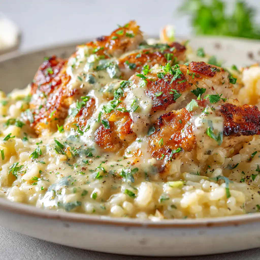 Creamy Garlic Chicken Rice Skillet 30 Minute Weeknight Meal