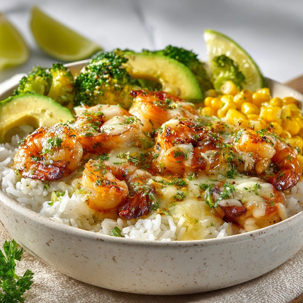 20 Creamy Garlic Chicken and Shrimp Rice Bowl Dinners for Easy Weeknights 1 Garlic Butter Shrimp Rice Bowls Family Favorite Recipe