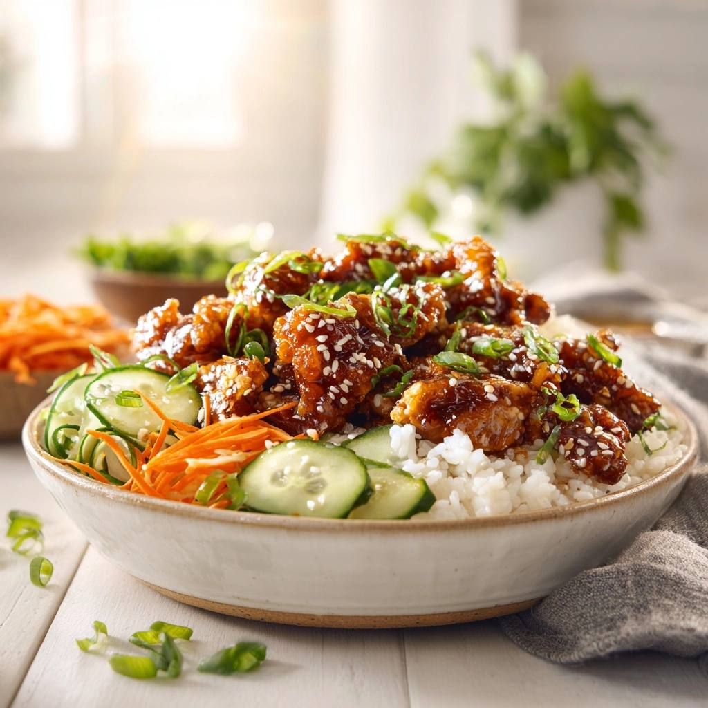20 Creamy Garlic Chicken and Shrimp Rice Bowl Dinners for Easy Weeknights 2 Better Than Takeout Sticky Sesame Chicken Bowls