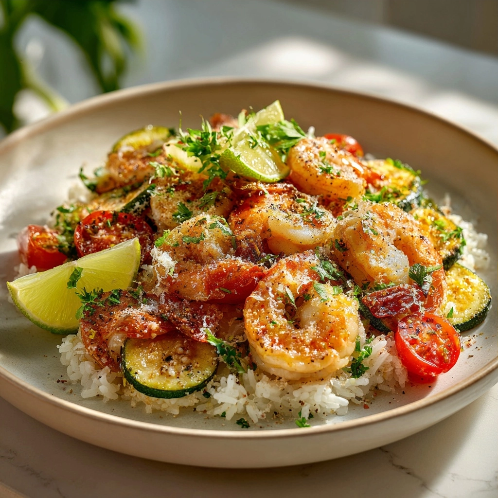 20 Creamy Garlic Chicken and Shrimp Rice Bowl Dinners for Easy Weeknights 4 Summer Garlic Butter Shrimp Rice Skillet with Lime