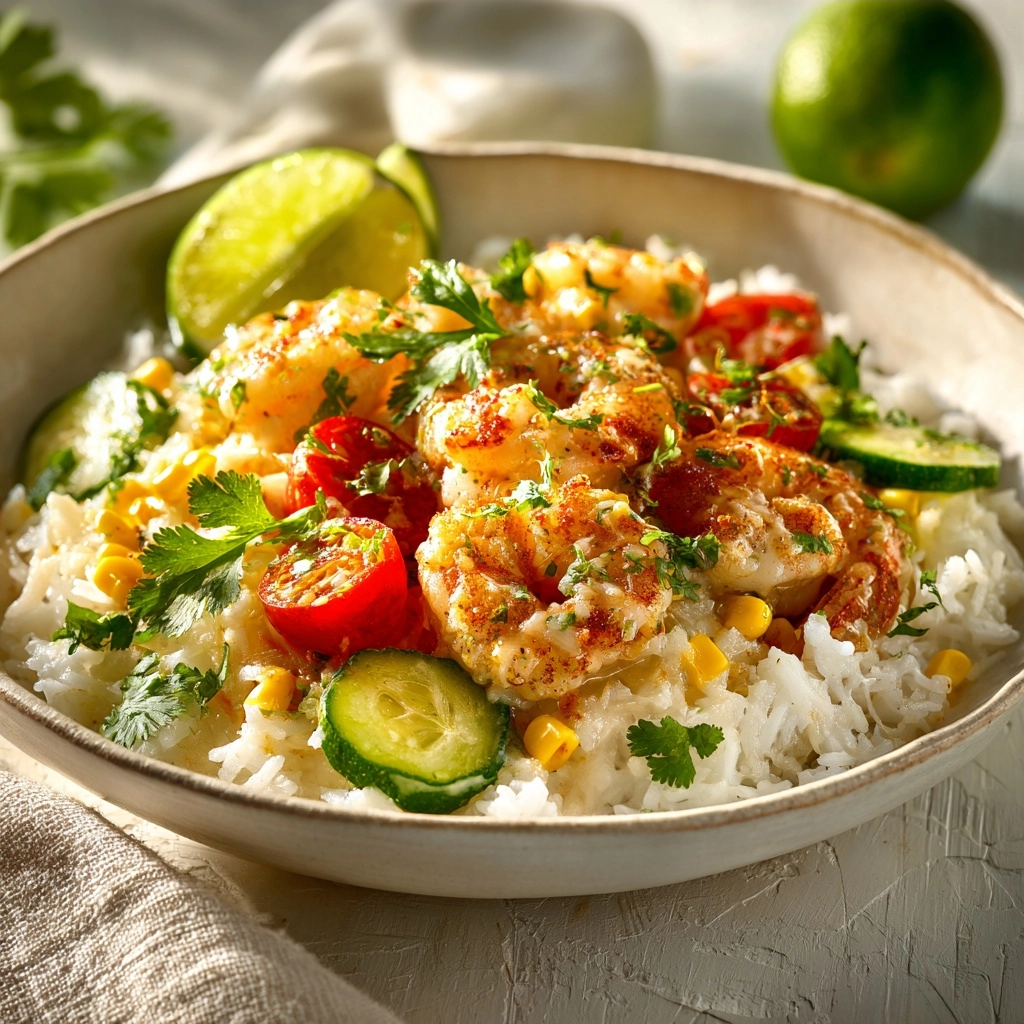 20 Creamy Garlic Chicken and Shrimp Rice Bowl Dinners for Easy Weeknights 9 Fresh Summer Garlic Butter Shrimp Rice Bowls Dinner