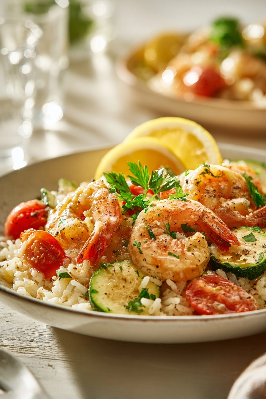 Garlic Butter Shrimp Rice Skillet 30 Minute Dinner 3 image 1779393184938