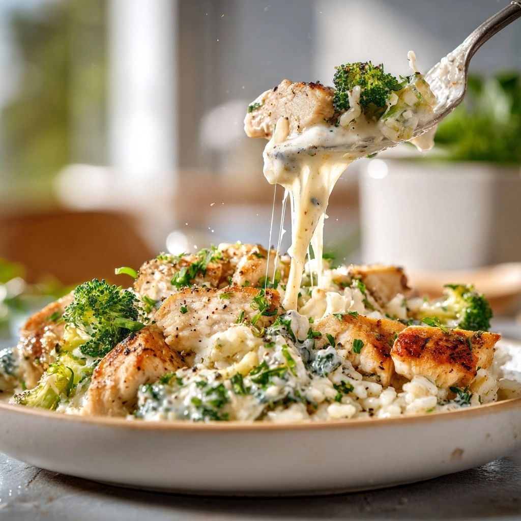 One Pan Creamy Garlic Chicken Rice Bowls Easy Recipe