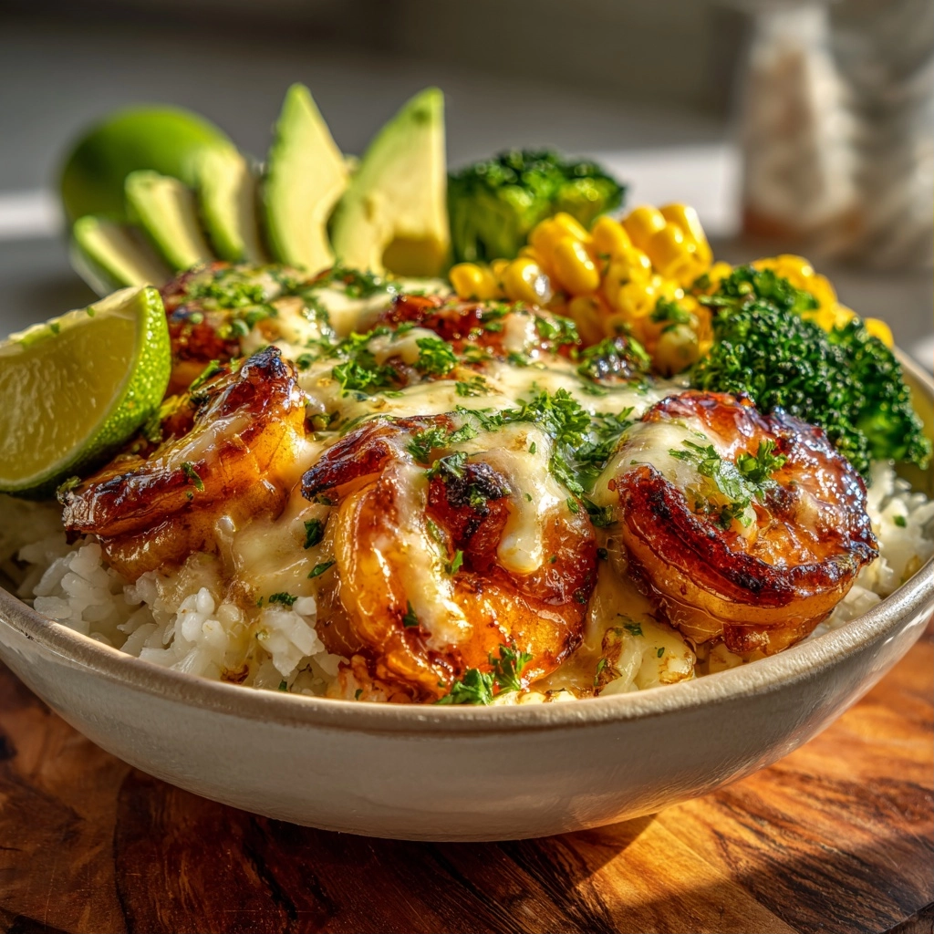 Garlic Butter Shrimp Rice Bowls Meal Prep Dinner